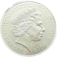 500 Pounds - Elizabeth II World War I, Silver Proof