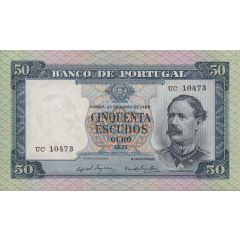 50 Escudos 7th. print, 2nd. type