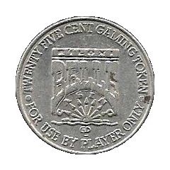 25 Cent Gaming Token - Biloxi Belle Casino