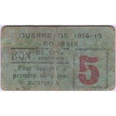 5 Centimes - Roubaix