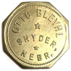 10 Cents - Otto Bleythl Snyder, Nebraska