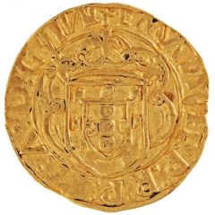 Cruzado - Manuel I Lisboa mint