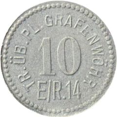 10 Pfennigs - Grafenwöhr TR. ÜB. PL. E/R. 14