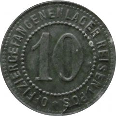10 Pfennig - Reisen in Posen Offiziergefangenenlager