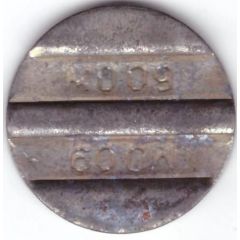 Telephone Token - MO 09 Balashikha the inscription in the groove