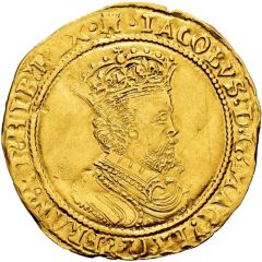Double Crown - James I 2nd coinage, 5th bust