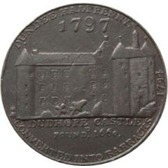 1/2 Penny Angusshire - Dundee / Dudhope Castle