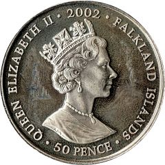 50 Pence - Elizabeth II Royal Tour Of Britain