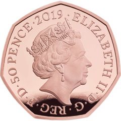 50 Pence - Elizabeth II Kew Gardens, Gold Piedfort