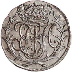 6 Pfennigs - Joanna Elisabeth and Frederick Augustus
