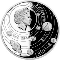 1 Dollar - Elizabeth II Saturn