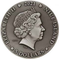 5 Dollars - Elizabeth II Mask