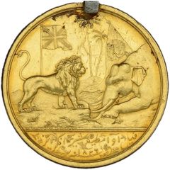 Award - George IV Burma Medal, gold