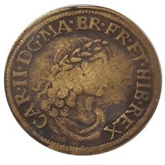 Counter Token - Charles II Stuart Cornelius Lauffer