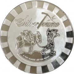 Silver Towne Prospector and Donkey Poker Chip Bullion
