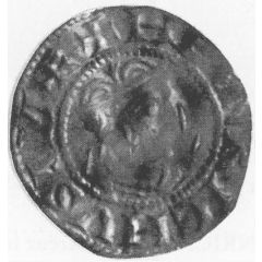 Denier - Henry IV as emperor, Duisburg mint, palace
