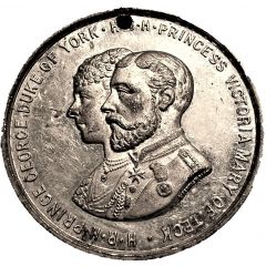 Medal - Marriage of George Duke of York and Princess May, Stafford Celebrations