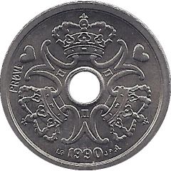 1 Krone - Margrethe II Trial Strike