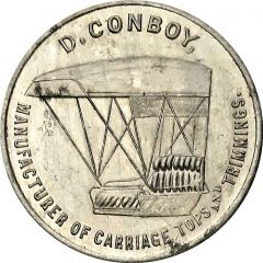 Token - D. Conboy Carriage tops Toronto, Ontario