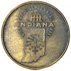 Medal - Indiana Sesquicentennial