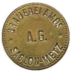 Token - Brauerei Amos Sablon-Metz