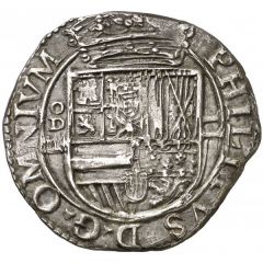 2 Reales - Felipe III hammered,OMNIVM