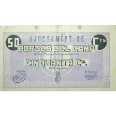 50 Céntimos Borges del Camp