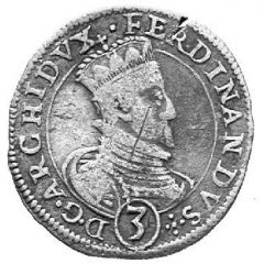 3 Kreuzers - Ferdinand II Graz