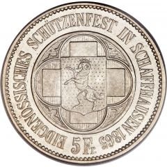 5 Francs Schaffhausen Shooting Festival