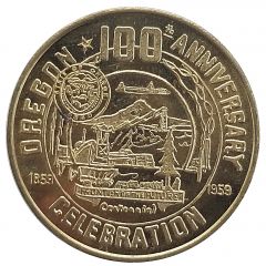 50 Cents - 100th Anniversary Oregon Klamath County, Oregon