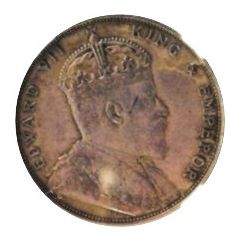 1 Dollar - Edward VII Obverse Trial
