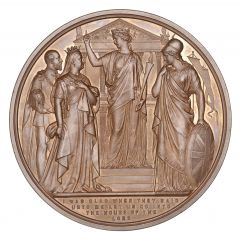 Medal - Victoria Visit to St Paul`s Cathedral