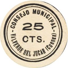 25 Céntimos Valverde de Júcar