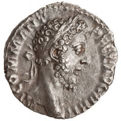 Denarius - Commodus LIBERT AVG P M TR P XI IMP VII COS V P P, Libertas