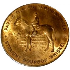 Spinner Token - Park and Tilford Straight Bourbon Whiskey