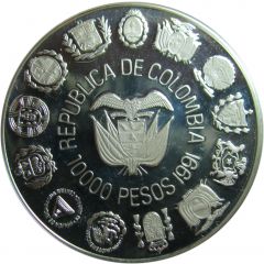 10 000 Pesos Santa Fe - Bogotá Mint