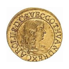 1 Ducat - Carl XI 3rd portrait, with inner circle