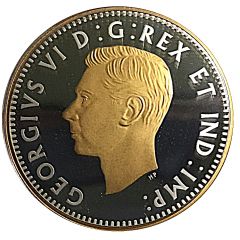 10 cents George VI, Posthume Legacy of the Dime - 1947
