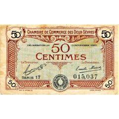 50 Centimes - Chambre de Commerce des Deux-Sèvres 79