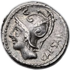 Denarius Julia: Lucius Julius Caesar, CAESAR / L•IVLI•L•F