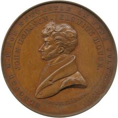 Medal John Hodgson, bronze