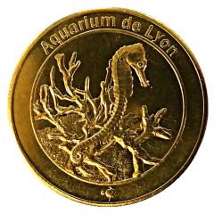 Token - Médailles et Patrimoine Aquarium de Lyon - Hippocampus