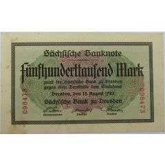 500 000 Mark Sächsische Bank
