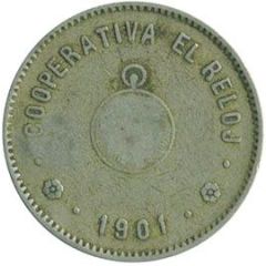 5 Pesetas - Cooperativa El Reloj