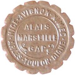 5 Centimes - Chambres de Commerce - Provençal Region Silver