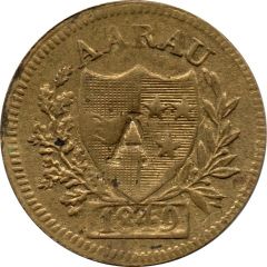 Shooting of the city of Aarau counterstamped ‘A’