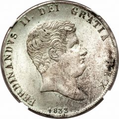 60 Grana - Ferdinando II 1st portrait