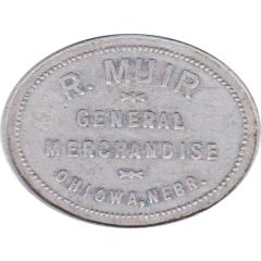 1 Dollar - R. Muir General Merchandise Ohiowa, Nebraska
