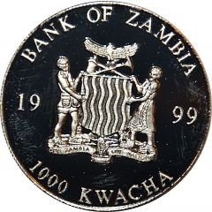1000 Kwacha Euro Banknotes - reverse