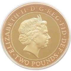 2 Pounds - Elizabeth II Abolition of Slave Trade, Gold Proof